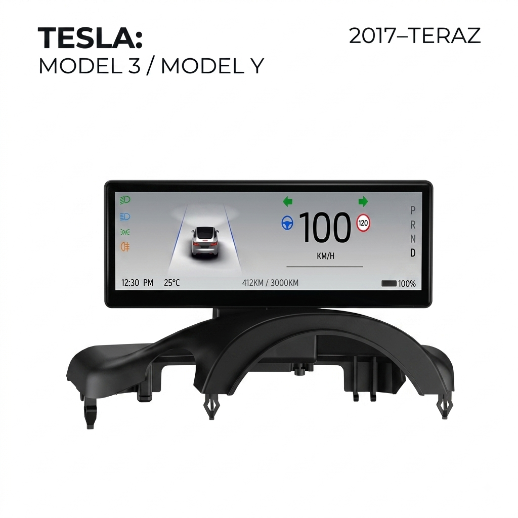 Zegary 8.8'' Tesla Model 3, 3 Highland & Y, Y Juniper